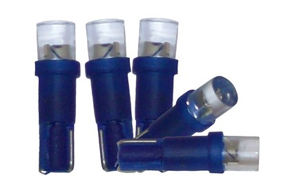 CIPA LED T5 Dash Lights (Blue) Set of 5 bulbs - Click Image to Close